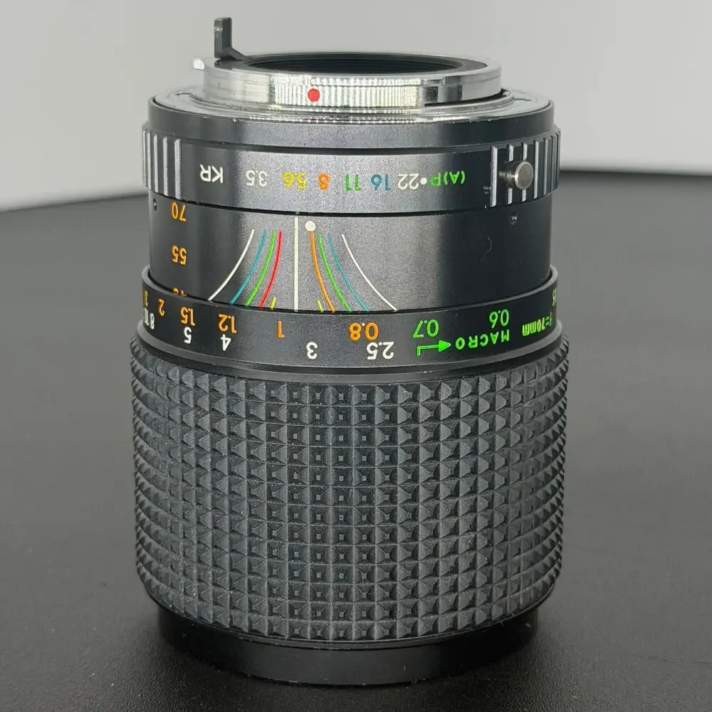 Vintage Sears 28-70mm F/3.5-4.5 MC Macro Zoom Lens For Pentax K Mount PK No 202